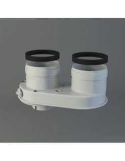 Adaptador Biflujo Compatible Saunier Duval-Vaillant Ø80 Fig