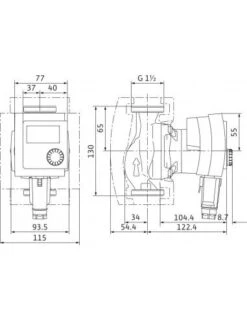Bomba De Circulación Wilo Stratos Pico 25/1-4 180 6 Bomba De Circulación Wilo Stratos Pico 25/1-4 180 -GASFRIOCALOR Ventas bomba de circulacion wilo stratos pico 25 1 4 180 1
