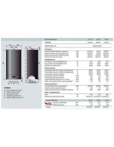 Caldera A Gas De Condensación Ariston ALTEAS ONE NET 30 EU 4 Caldera A Gas De Condensación Ariston ALTEAS ONE NET 30 EU - Imagen 2