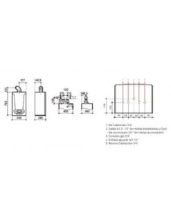 Caldera A Gas Baxi PLATINUM ALUX 33/33 F -GASFRIOCALOR Ventas caldera a gas de condensacion baxi platinum alux 33 33 f 2