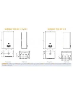 Caldera De Gas Ferroli BLUEHELIX TECH RRT 24 C 7 Caldera De Gas Ferroli BLUEHELIX TECH RRT 24 C -GASFRIOCALOR Ventas caldera a gas de condensacion ferroli bluehelix tech rrt 24 c 2
