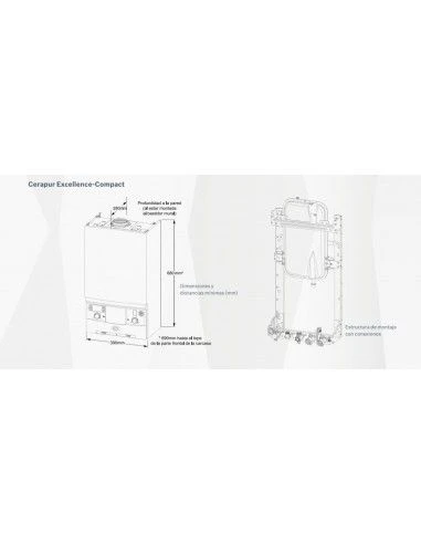 Caldera Junkers Cerapur Excellence Compact ZWB 30/32-1A 4 Caldera Junkers Cerapur Excellence Compact ZWB 30/32-1A - Imagen 2