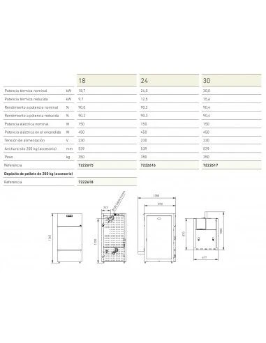 Caldera De Biomasa Baxi CBP 24 Matic 4 Caldera De Biomasa Baxi CBP 24 Matic - Imagen 2