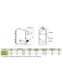 Caldera De Leña Lasian CLX PLUS 40 11 Caldera De Leña Lasian CLX PLUS 40 -GASFRIOCALOR Ventas caldera de lena lasian clx plus 40 4