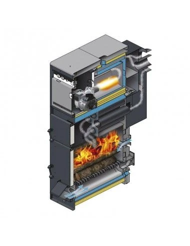 Caldera De Leña + Gasoil Lasian CMX 25 4 Caldera De Leña + Gasoil Lasian CMX 25 - Imagen 2