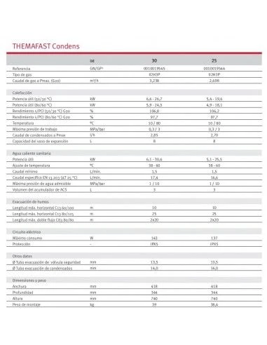 Caldera Saunier Duval THEMAFAST Condens 30 + MiGo 4 Caldera Saunier Duval THEMAFAST Condens 30 + MiGo - Imagen 2