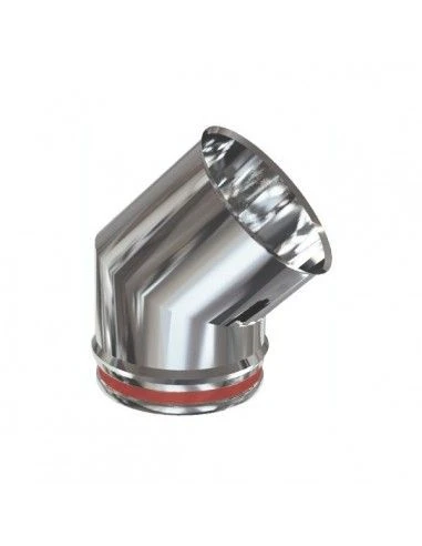 Codo 45 Pared Simple Inox 316 130 Practic 3 Codo 45 Pared Simple Inox 316 130 Practic