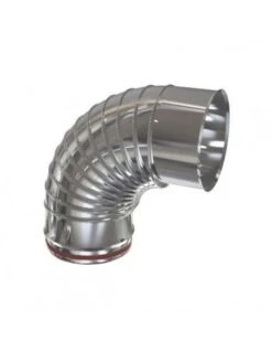 Codo 88 Pared Simple Inox 304 80 Practic