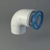 Codo 90º Coaxial De Aluminio 80/110 M/H Fig
