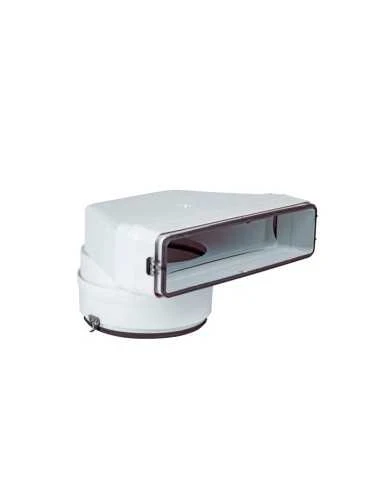 Codo Vertical Mixto Siber 90º Ø125 - 220x55 Mm SF 3 Codo Vertical Mixto Siber 90º Ø125 - 220x55 Mm SF