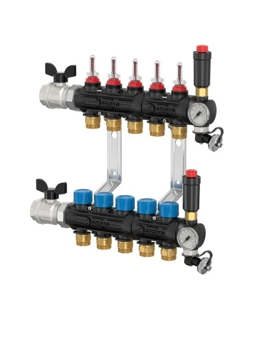 Colector Comap Biofloor 0-5L/min. 9 Circuitos 1"-3/4" 3 Colector Comap Biofloor 0-5L/min. 9 Circuitos 1"-3/4"