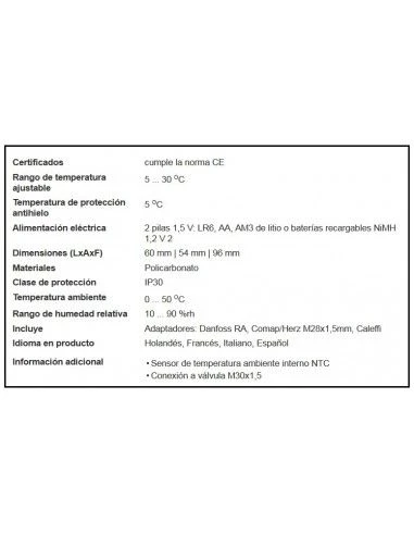 Controlador Electrónico De Radiador Honeywell HR90WE 4 Controlador Electrónico De Radiador Honeywell HR90WE - Imagen 2