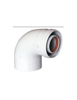 Ariston Curva Ø80 M/H 90º (2 PIEZAS)