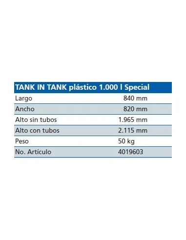 Deposito Schütz De Gasóleo Tank In Tank 1000l Special 4 Deposito Schütz De Gasóleo Tank In Tank 1000l Special - Imagen 2