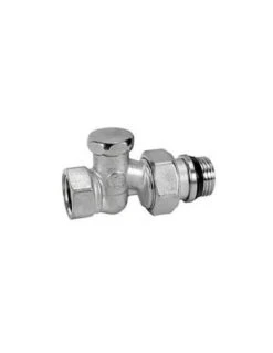 Detentor Recto Giacomini Con Conexión Para 3/8" Cromado