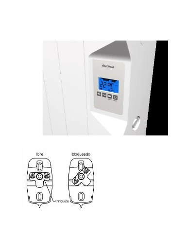 Emisor Térmico Ducasa STEEL 3G WIFI 1500 4 Emisor Térmico Ducasa STEEL 3G WIFI 1500 - Imagen 2