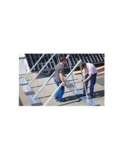 Estructura De Soporte Pro Para Instalación De Captador Solar AuroTHERM VFK 145 H Sobre Cubierta Plana