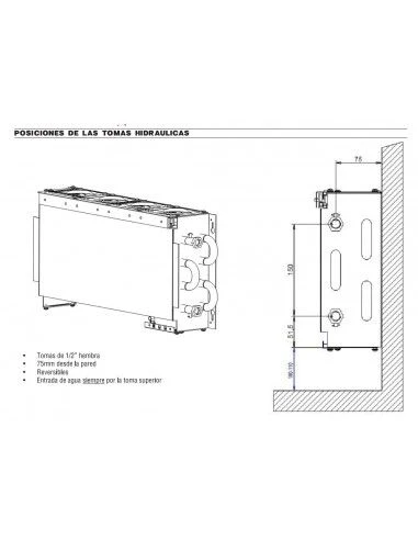 Radiador De Baja Temperatura Ferroli VARESE 800 HE 5 Radiador De Baja Temperatura Ferroli VARESE 800 HE - Imagen 4