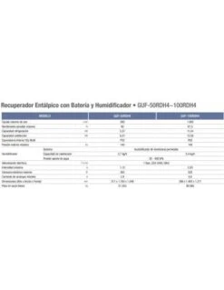 Recuperador Entálpico Con Batería Mitsubishi GUF-100RDH4 5 Recuperador Entálpico Con Batería Mitsubishi GUF-100RDH4 -GASFRIOCALOR Ventas recuperador entalpico con bateria mitsubishi guf 100rdh4 1