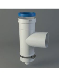 T Con Recoge Condensados De Aluminio Pintado Blanco 80 M/H Fig