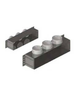 Té 3 Conexiones Siber Pure Air Reversible Rejilla Rectangular Ø75