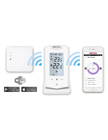 Termostato Ambiente Lasian Clima WiFi 3 Termostato Ambiente Lasian Clima WiFi