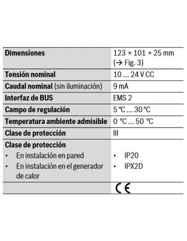 Termostato Modulante Junkers CW400 4 Termostato Modulante Junkers CW400 - Imagen 2