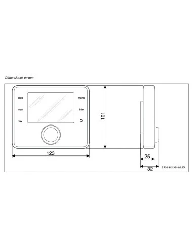 Termostato Modulante Junkers CW400 5 Termostato Modulante Junkers CW400 - Imagen 3