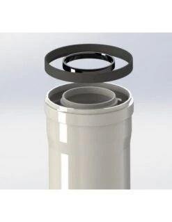 Tubo Coaxial De Polipropileno 60x100x500 Fig