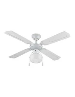 Ventilador De Techo Smeco 105CM Luz AWS42B Blanco