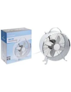 Ventilador Redondo Excellent Metal 26 CM Blanco