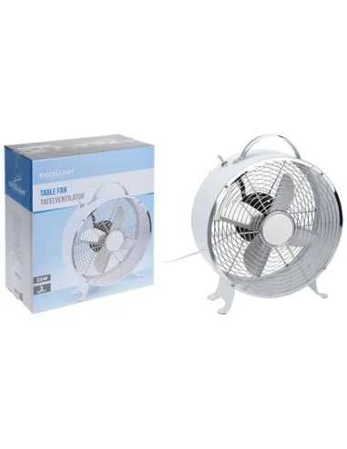 Ventilador Redondo Excellent Metal 26 CM Blanco 3 Ventilador Redondo Excellent Metal 26 CM Blanco
